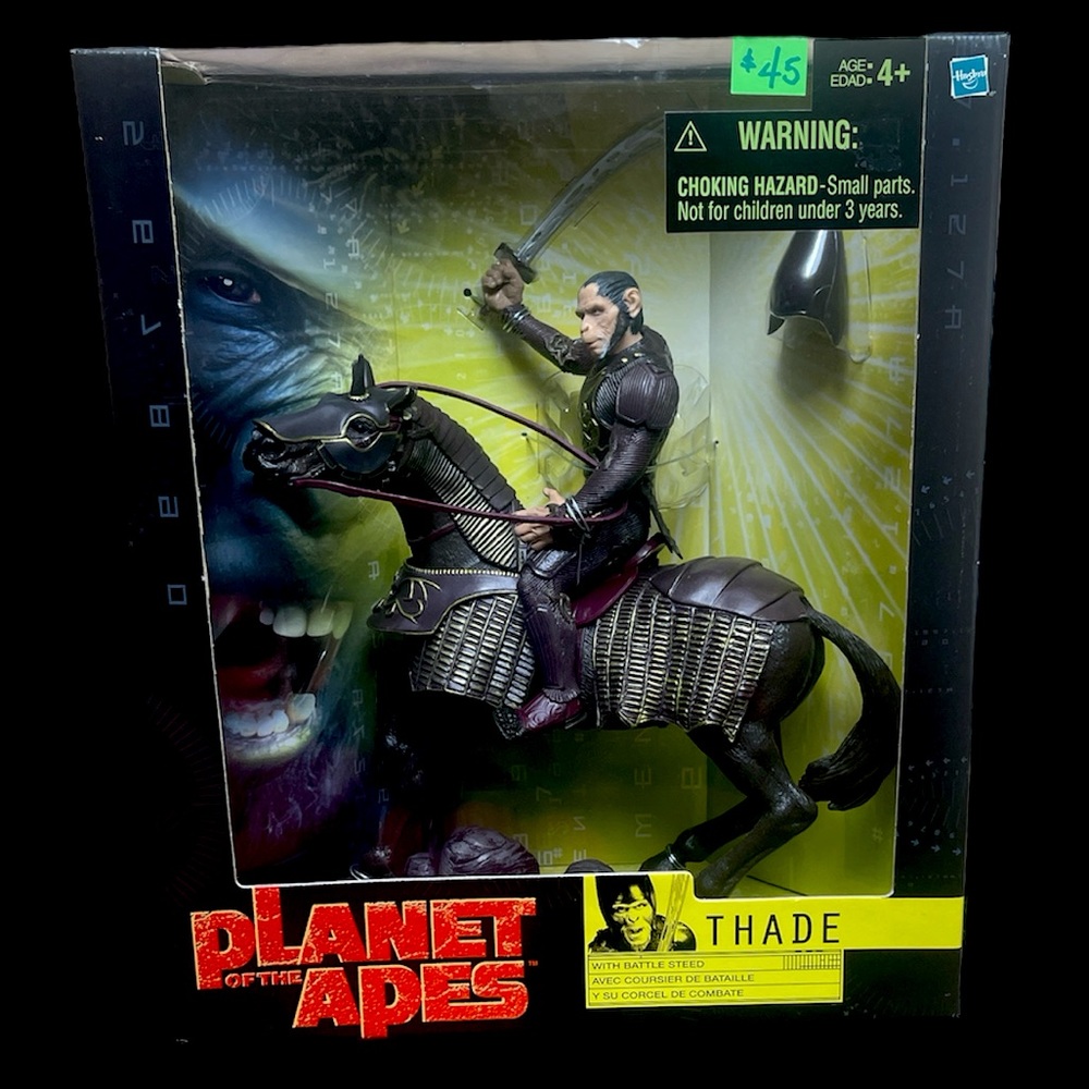 2001 Planet of the Apes  THADE with BATTLE STEED 6” Action Figure Set